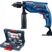 St. Morritz Gsb 550 Profesyonel Darbeli Matkap + X-Line 41 Parça Delme & Vidalama Seti