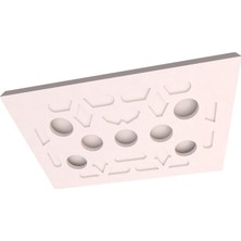 Motifpiyer Hazır Spotlu Tavan Paneli Matrix Serisi-Modern LED Uyumlu Tavan Göbeği/Rectangle