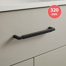 Doğanlar Z.318 Dolap Mobilya Kulp Mat Siyah 320 mm
