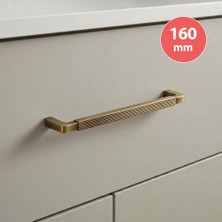 Eymen Yapı Doğanlar Z.319 Dolap Mobilya Kulp Olifka Antik Sarı 160 mm