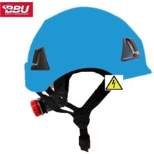 St. Morritz Sp 9001 Yüksekte Çalışma Elektrikçi Bareti - Dağcı Kaskı (Mavi)