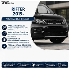 Brsplast Peugeot Rifter Uyumlu 2019 Ve Üzeri Krom Ön Panjur 6 Parça Paslanmaz Çelik