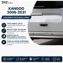 Brsplast Renault Kangoo Uyumlu 2008-2021 Krom Bagaj Açma Paslanmaz Çelik