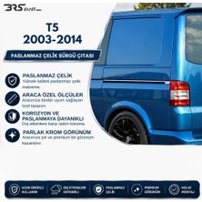 Volkswagen Transporter T5 Uyumlu 2003-2014 Krom Sürgü Çıtası Kısa Şase