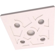 Motifpiyer Hazır Spotlu Tavan Paneli Matrix Serisi-Modern LED Uyumlu Tavan Göbeği/Protect