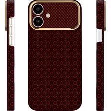 iPhone 17 Uyumlu Kılıf M-Safe Şarj Özellikli Zore Paris Velix Sert Pc Kapak Bordo
