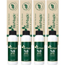 Biomagic Organik Içerikli Amonyaksız Saç Boyası 60 Ml. + Oksidan 90 Ml. (4'er Adet)