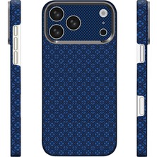 iPhone 18 Pro Uyumlu Kılıf M-Safe Şarj Özellikli Zore Paris Velix Sert Pc Kapak Lacivert