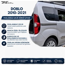 Fiat Doblo Uyumlu 2010 ve Üzeri Krom Sürgü Çıtası 2 Parça Paslanmaz Çelik