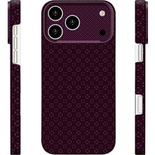 iPhone 17 Pro Max Uyumlu Kılıf M-Safe Şarj Özellikli Zore Paris Velix Sert Pc Kapak Derin Mor
