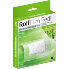 Roll Film Pedli 8x15 cm 10'lu Steril Pedli Film Yara Örtüsü Su Geçirmez