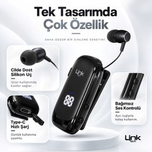 Thorqart Makaralı Bluetooth Kulaklık V83 LED Ekranlı Kulaklık 20 Saat Kesintisiz Kullanım