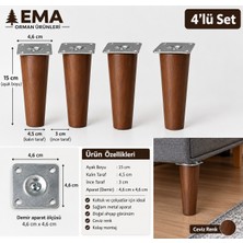 Ema Ayancık Orman Koltuk ve Çekyat Ayağı