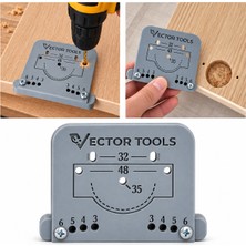 Vector Tools Dolap Kapağı Menteşe Delme ve Işaretleme Kılavuzu
