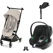 Cybex Libelle Travel Sistem | Black Dune Grey & Aton B2 Bazalı Volcano Black
