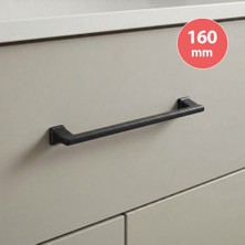 Eym Doğanlar Techno 160 mm Mobilya Kulp Mat Siyah