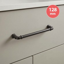 Eym Doğanlar Gusto 128 mm Mobilya Kulp Mat Siyah