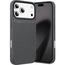 Homestead Apple iPhone 18 Pro Max Auto Focus Karbon Kapak - Gri