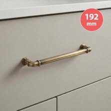 Eym Doğanlar Gusto 192 mm Mobilya Kulp Olifka Antik Sarı