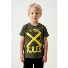 Doctor Junior Haki Erkek Çocuk Baskılı T-Shirt