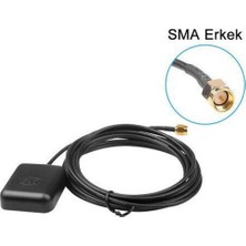 Zembil Gps Anten Navigasyon Gps Alıcısı Araba Navigasyon 1575.42 Mhz Sma Erkek Konnektör