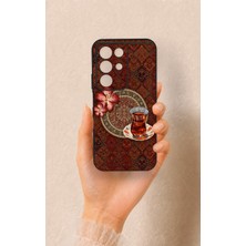 Vip Case Realme C85 5g Uyumlu Halı ve Çay Desenli Silikon Kılıf