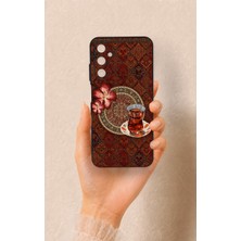 Vip Case Samsung A05S Uyumlu Halı ve Çay Desenli Silikon Kılıf