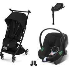 Cybex Libelle Travel Sistem | Black Magic Black & Aton B2 Bazalı Volcano Black