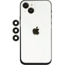 Fantastik Store Apple iPhone 14 Shine Kamera Lens - Siyah