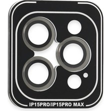 Fantastik Store Joko Apple iPhone 15 Pro Max Pvd Metal Kamera Lens - Gri