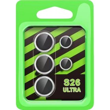 Fantastik Store Samsung Galaxy S26 Ultra Raze Metal Kamera Lens - Gümüş