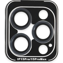 Fantastik Store Joko Apple iPhone 15 Pro Max Pvd Metal Kamera Lens - Lacivert