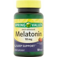 Spring Valley 10 Mg Uyku Düzenleyici, Jet-Lag ve Uyku Sorunlarına Destek, 120 Adet