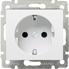 Legrand Valena Topraklı Prız 10/16 A - 250V Ac Beyaz 774420