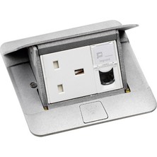 Legrand 3 Modül Donatılabılır Masa Veya Döşeme Altı Buat Mat Alümınyum Renk 054010