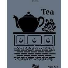 Ceylan Adam Mey Ithalat® Rich New Seri N-434 Stencil 35X25 cm