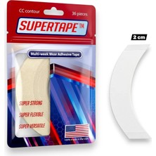 True Tape SuperTape Protez Saç Bandı Oval " CC Contour" (2cm x 7,5 cm) 36 Adet