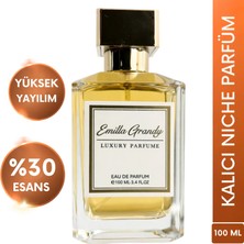 Emilla Grandy Vanilya 100 ml Unisex EDP | Ultra Yoğun Gurme Vanilya & Esmer Şeker | Yüksek Kalıcılık & Hipnotik Yayılım | Amber Floral Kadın Parfümü | Kremsi & Tatlı İmza Koku
