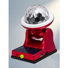 TKÇ Şarjlı Rgb Disco Lamba 360° Renkli Işık Deseni