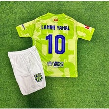 Bps F.c Barcelona 2026 Lamine Yamal Özel Konsept Çocuk Forması (Green)