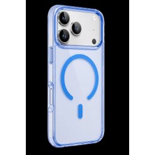 MiraLive Newface Apple Iphone 18 Pro Max Pc Real Magsafe Kapak - Sierra Blue