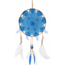 Es Dekor Mavi 26 cm Büyük Dream Catcher