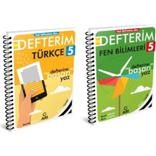Arı Yayıncılık 5. Sınıf Türkçe - Fen Bilimleri Defterim