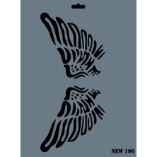 Ceylan Adam Mey Ithalat® Rich New Seri N-196 Stencil 35X25 cm