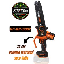 RIDEPRO Rıdepro KF-RP-5007 20V 20 cm Şarjlı Budama Testeresi – Solo Makine