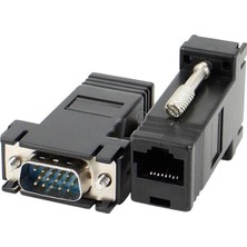 Akıllı Bayi Umut Collection PM-6859 VGA To RJ45 Cat5/cat6/cat7 Mini Extender Uzatıcı Adaptör