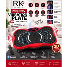 RK Cosmetics 3D 5 Programlı Titreşimli Spor Kondisyon Fitness Egzersiz Aleti Vipration Plate