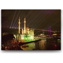 Ortaköy Camii Gece Tablo - 90X60CM