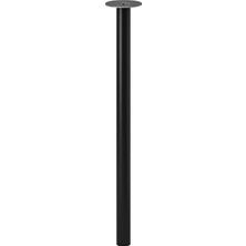 Çalışma Masası Ayağı, Siyah, 70 cm