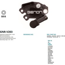 Genon V203 Alt. Konjektor 12V Citroen C3 - C4 - C5 - Ds3 - Ds4 - Mini Cooper - Peugeot 207 - 208 - 308 -3008 - 5008 (Bss) VR-V3591-M567